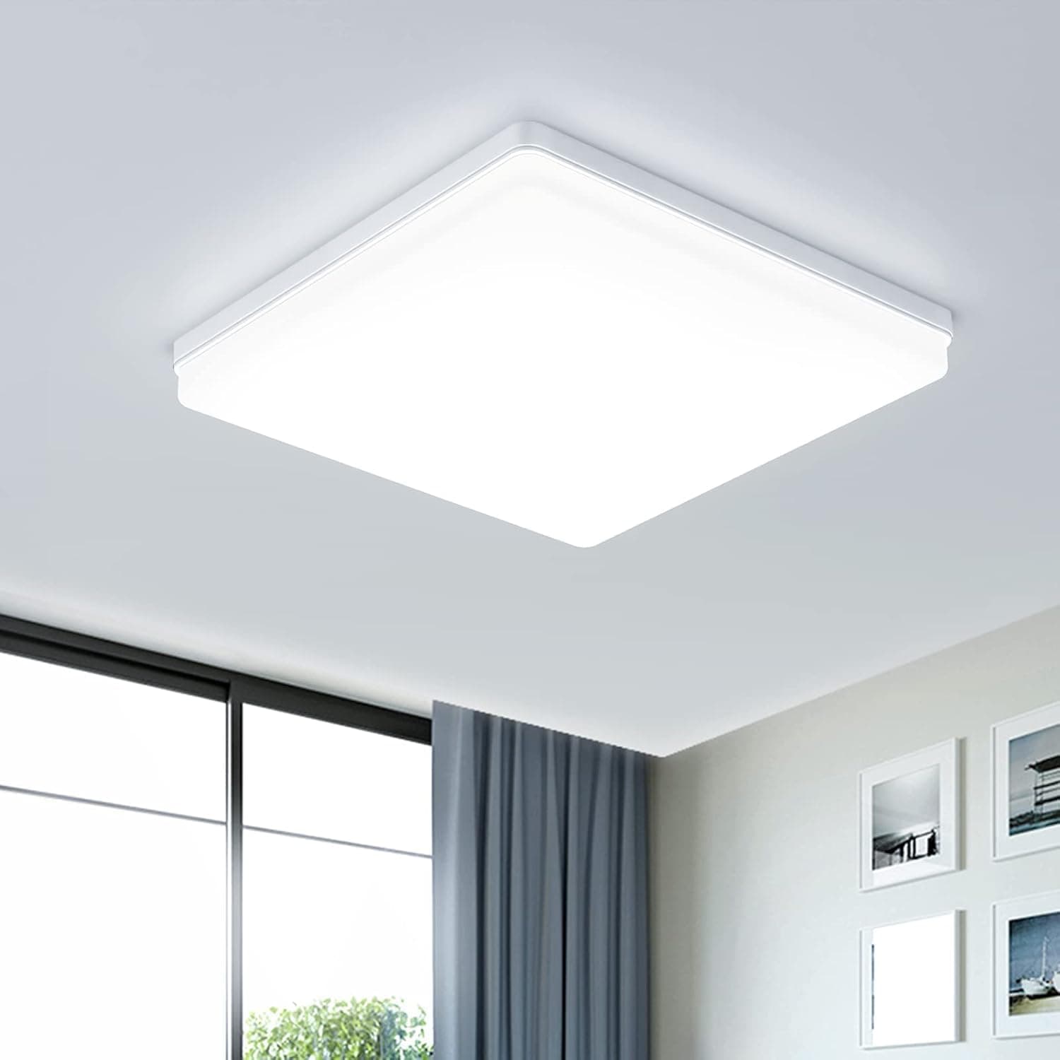 EASY EAGLE LED Deckenleuchte 48W, 4800LM, 6500K Led Lampen Deckenlampe 🌟