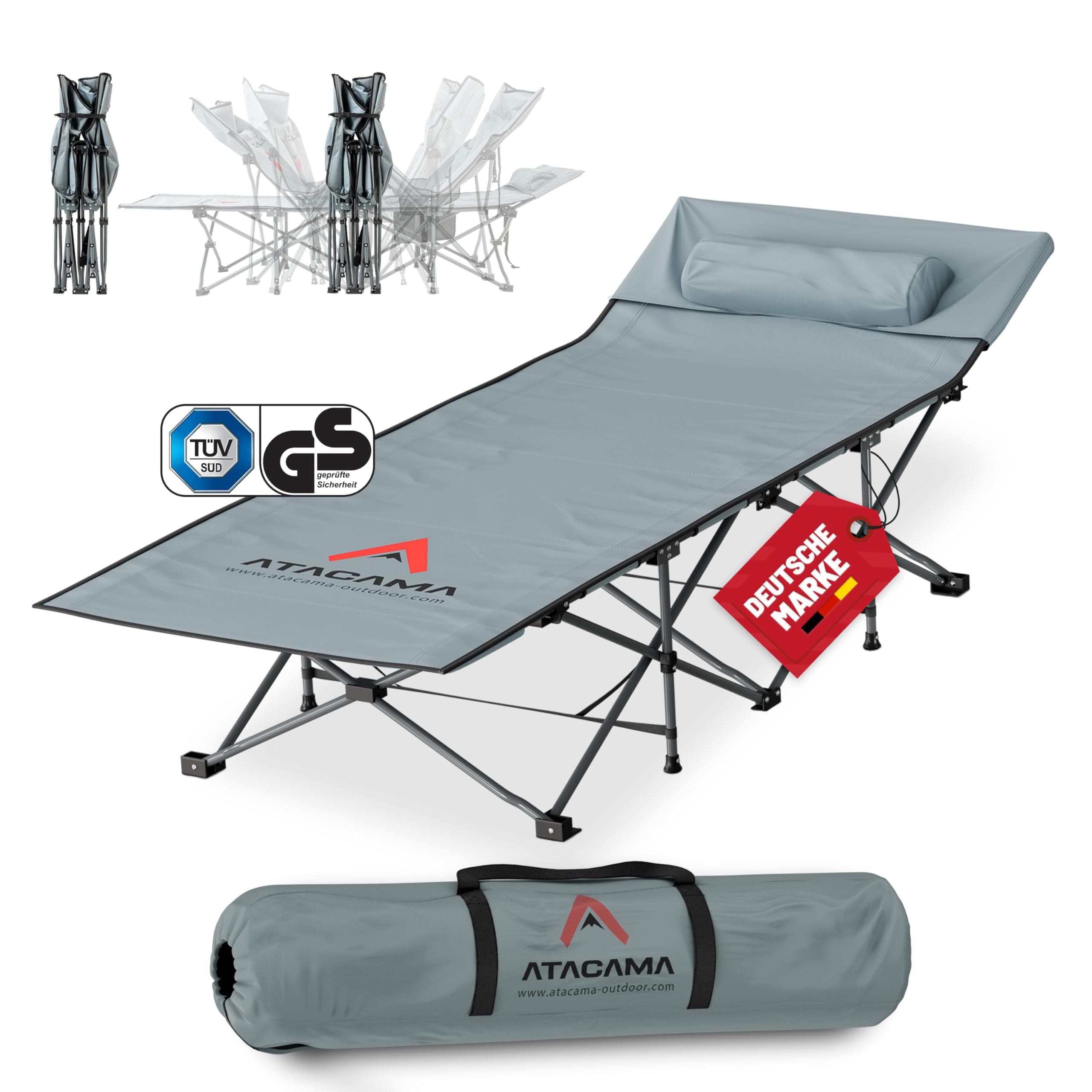🌟 Atacama Feldbett klappbar - Ultraleichtes Campingbett 🏕️