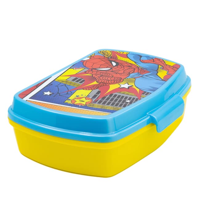 🕷️🕸️ Stor RECHTECKIGE BROTDOSE | SPIDERMAN MIDNIGHT FLYER 🌙✈️