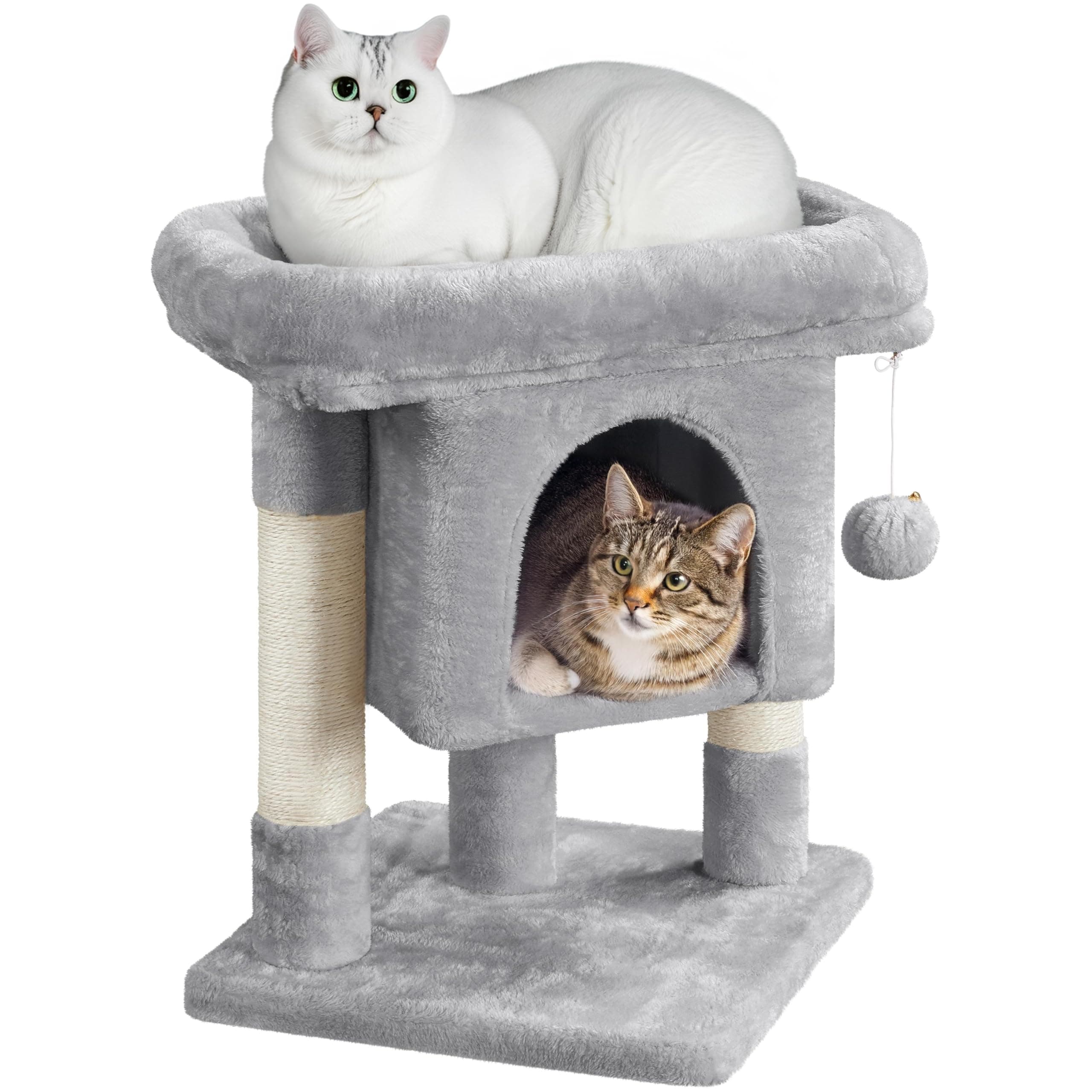🐱 Yaheetech Kratzbaum Katzenbaum Stabiler Kletterbaum 🌿