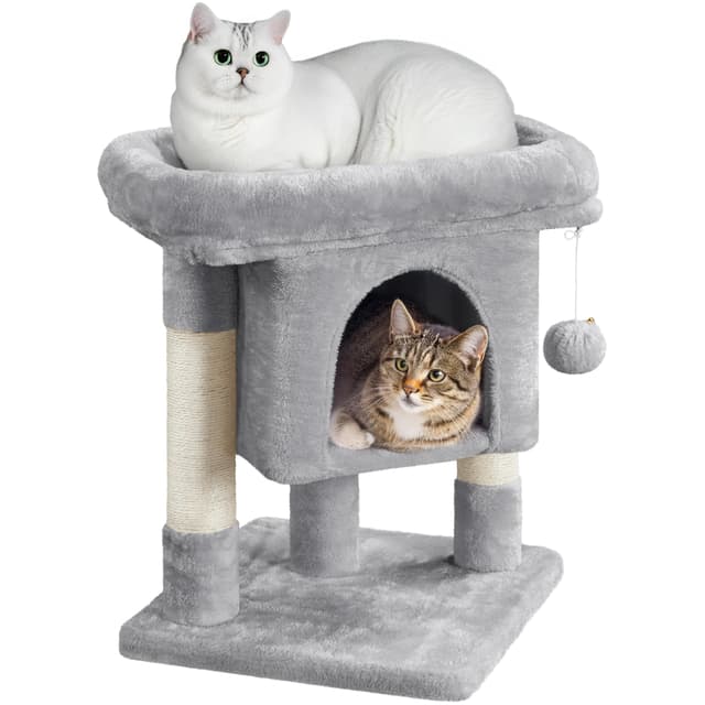 🐱 Yaheetech Kratzbaum Katzenbaum Stabiler Kletterbaum 🌿