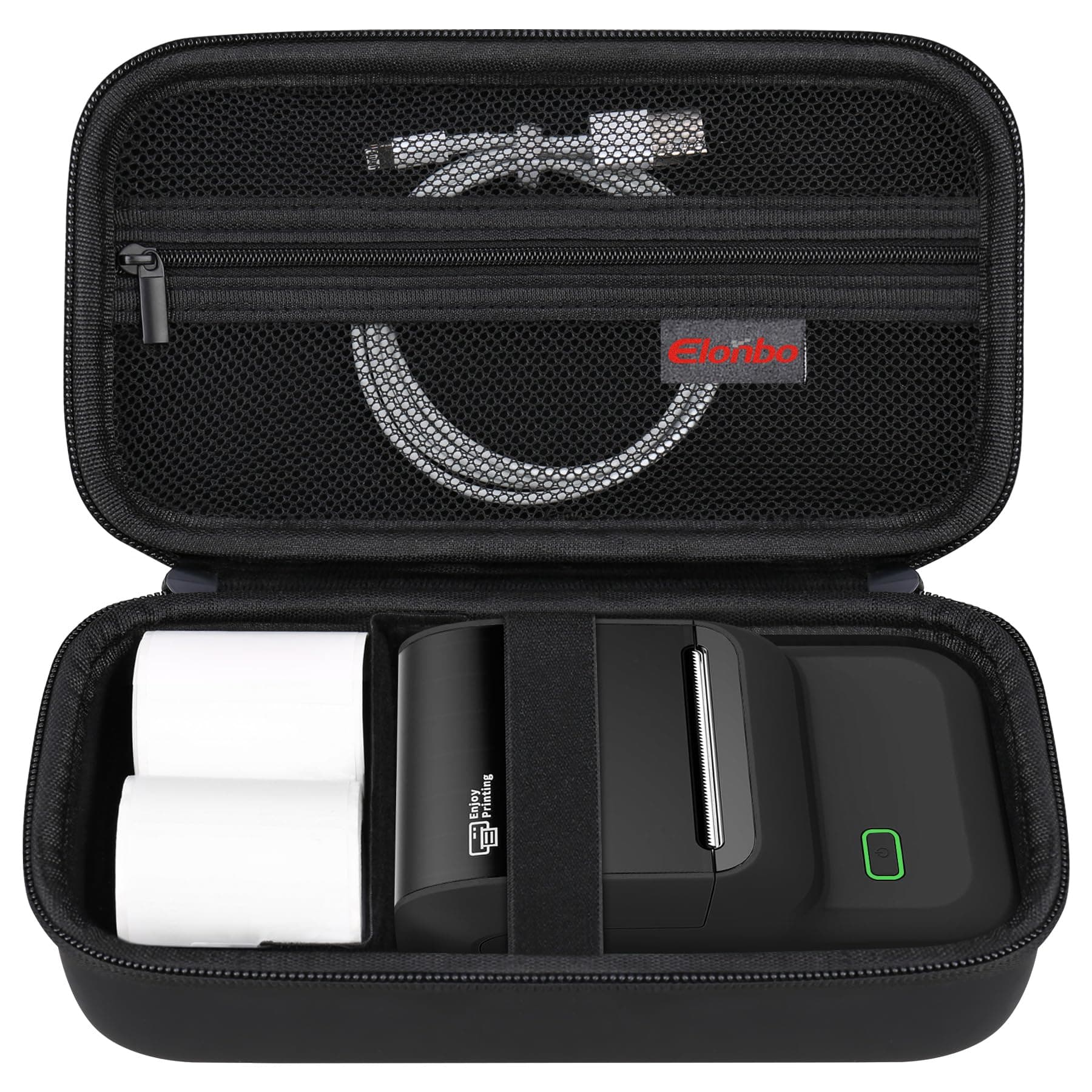👜🏷️ Elonbo Tasche für SUPVAN T50M Pro, Schwarz