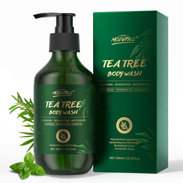 Teebaum-Duschgel mit Pfefferminzöl und Kokosöl - Angebot