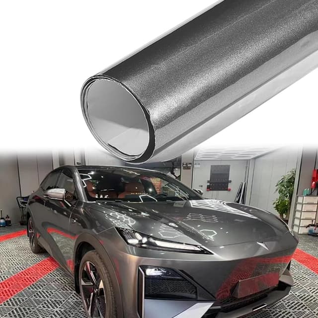Blueshyhall Autofolie Grau Glänzend 🚗✨