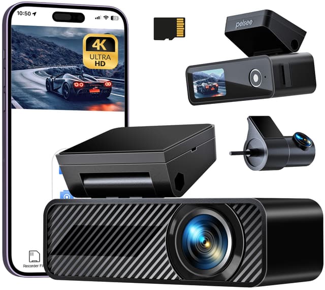 Pelsee P1 Duo 4K Dashcam Auto Vorne Hinten 🎥🚗