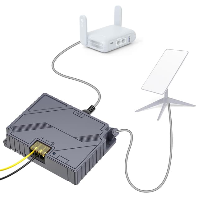 🌟 XLTTYWL Starlink PoE Injector - 150W GigE Passiver ABS Überspannungs- & ESD-Schutz 🚀