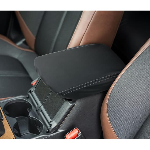 🚗 BIXUAN MX30 Armlehnenabdeckung für Mazda MX-30 2021-2025 - Schwarz Leder