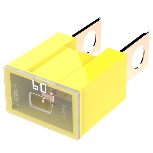 🔒🔌 AUPROTEC PAL B Blocksicherung Male OTO BT Japan 30A - 140A Auswahl: 60A Ampere gelb, 1 Stück