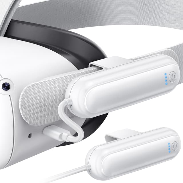 🎮 Akku-Pack für Oculus Quest 2: 2*20000mWh Batterie + Ladegerät