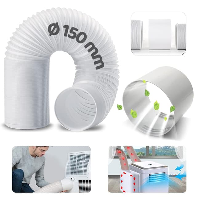 🌬️🌀 Abluftschlauch Klimagerät mit Adapter Ø150mm - Sonderangebot!