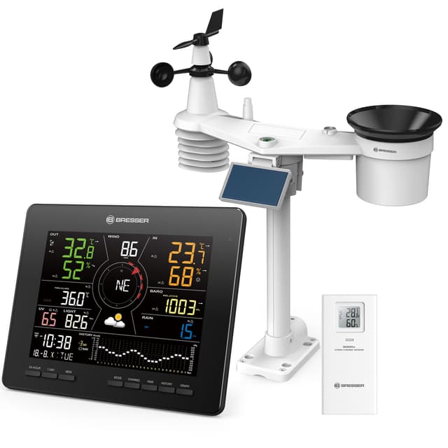Bresser WLAN 4CAST MD Funk-Wetterstation 🌦️🌬️📱