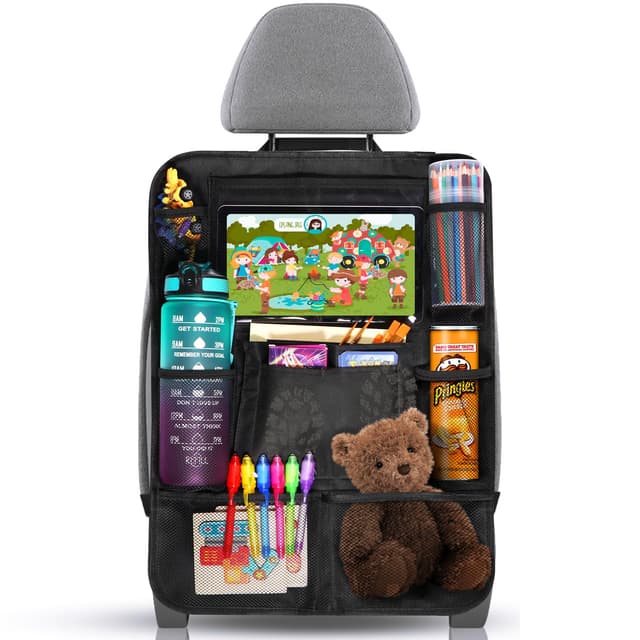 🚗 Diboniur Rückenlehnenschutz Auto Kinder - Auto Organizer Kinder 📱🧸