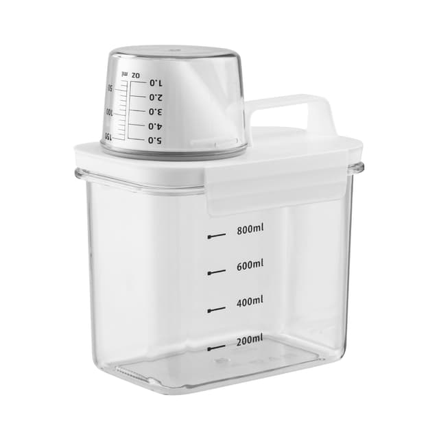 🌟 HAOYULUO 1100ML Luftdichter Waschmittelspender mit Messbecher 🌟