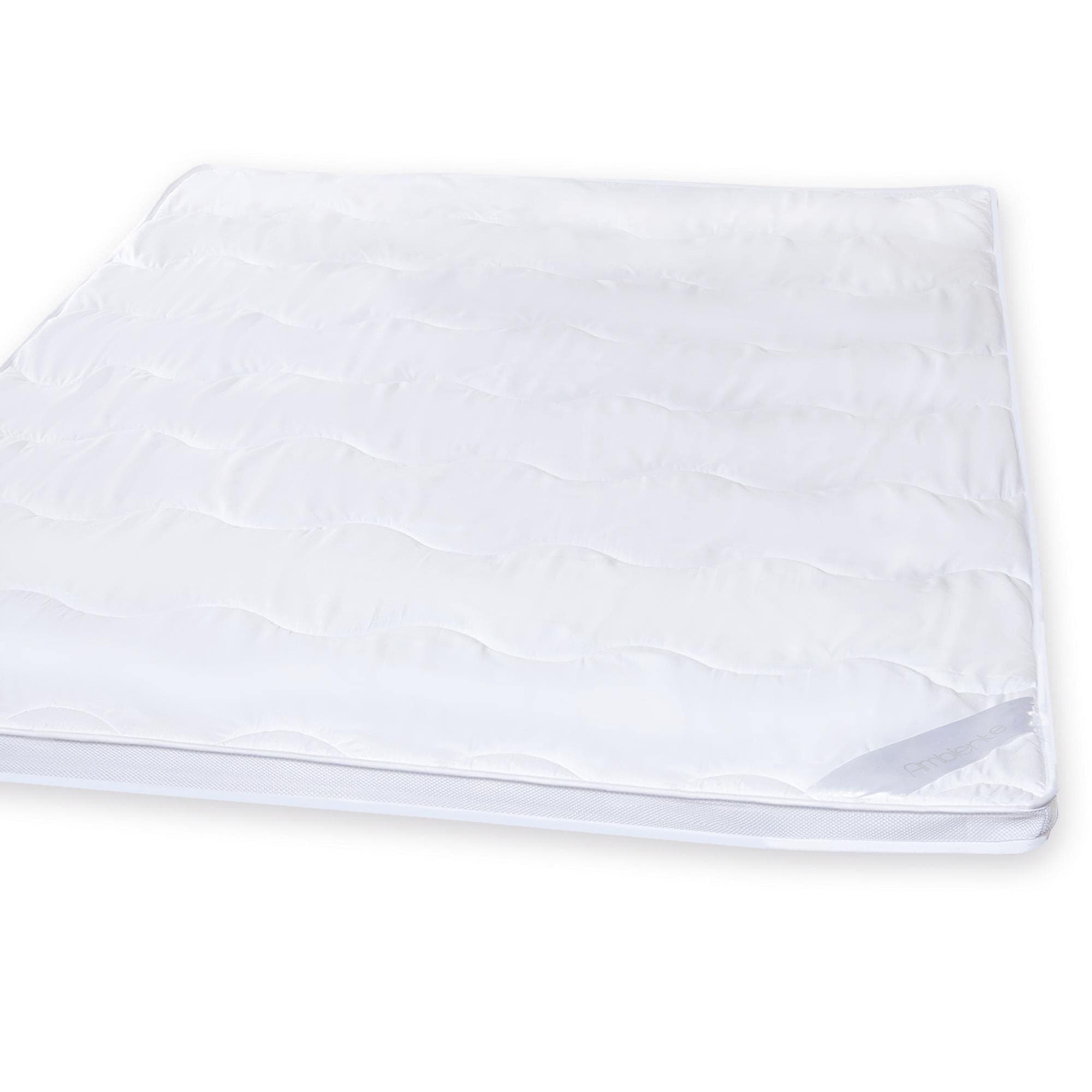 🛏️ aqua-textil Ambiente Unterbett 200 x 220 cm weiß Mikrofaser Matratzenauflage 🌬️