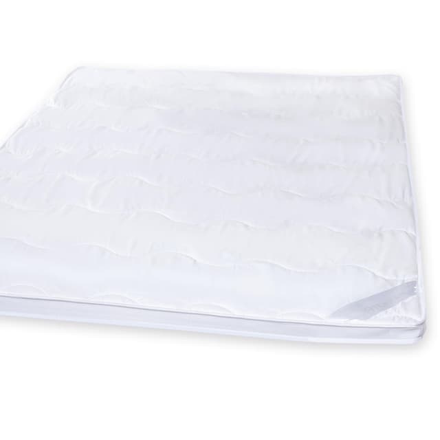 🛏️ aqua-textil Ambiente Unterbett 200 x 220 cm weiß Mikrofaser Matratzenauflage 🌬️