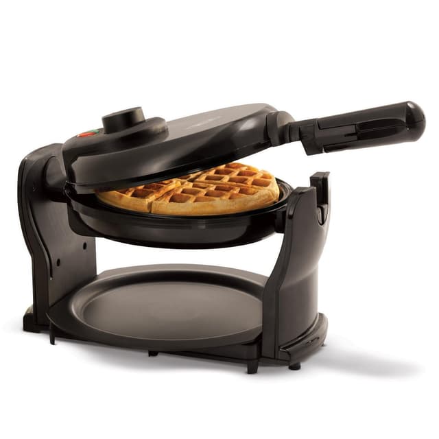 🧇 Bella Rotating Waffeleisen, Schwarz - Sonderangebot!