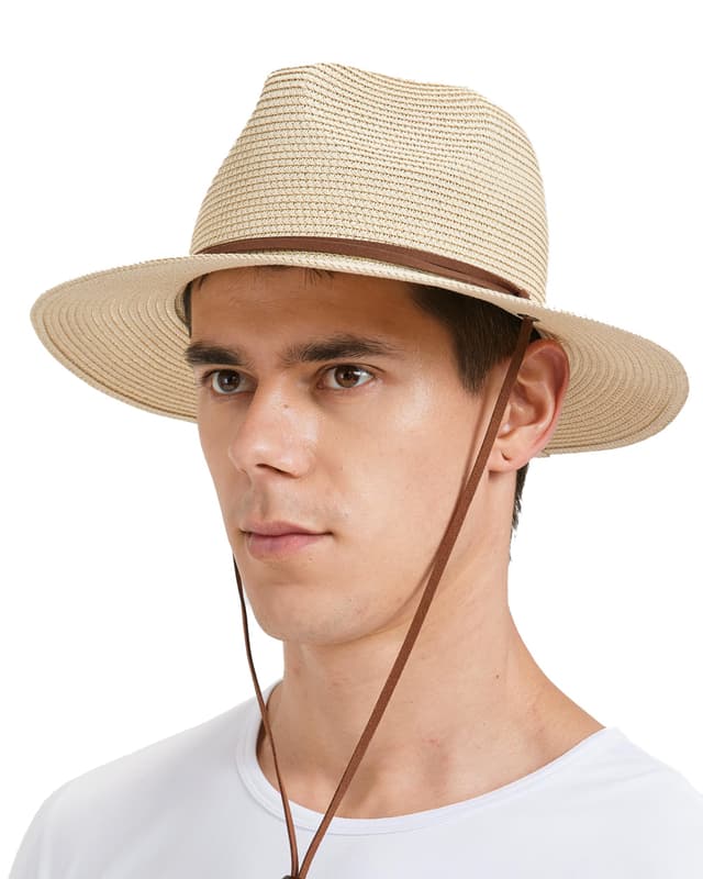 Zylioo Strohhut Sonnenhut für große/kleine Köpfe 🌞👒