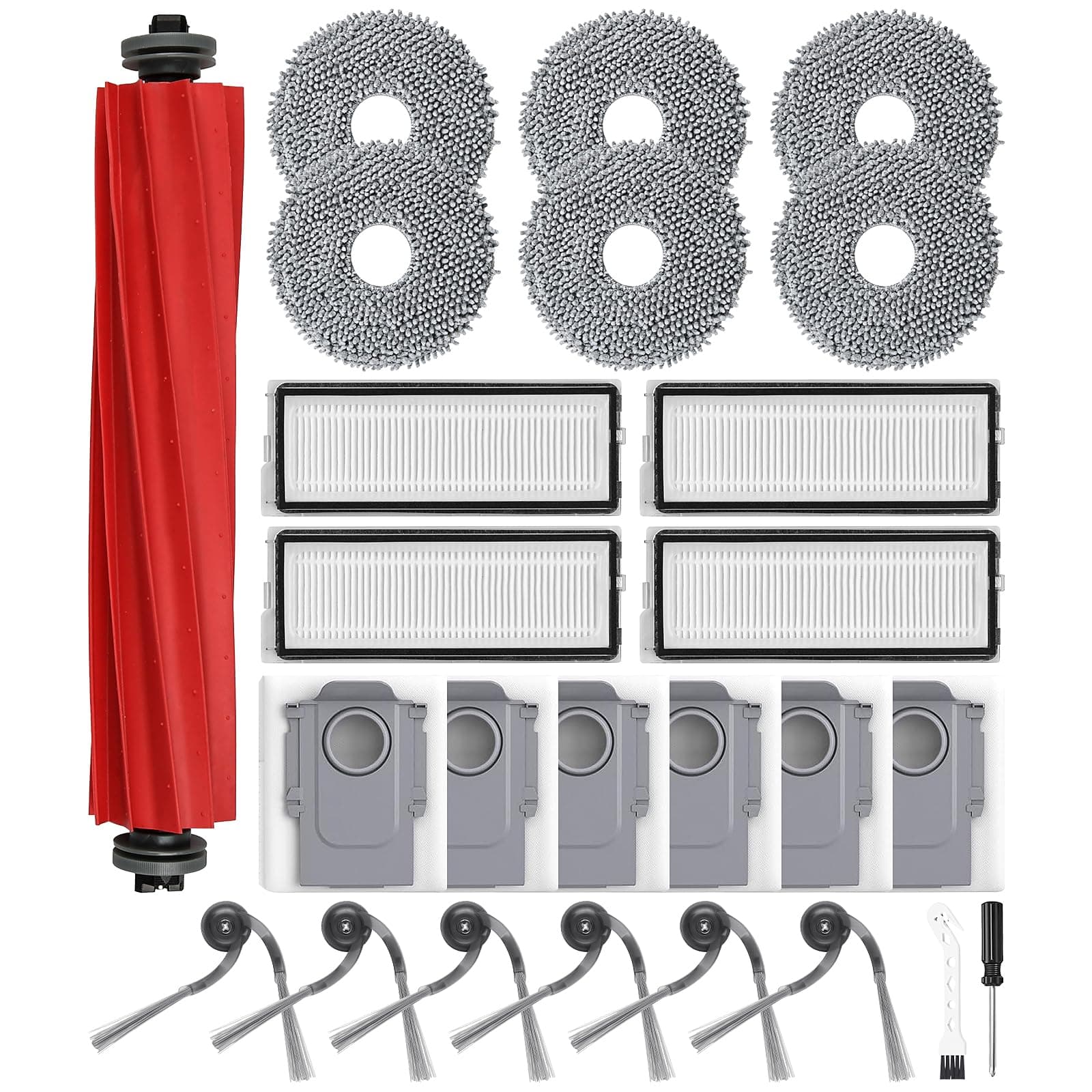🔥 25 Stück Zubehör für Roborock QV 35A / Roborock QV 35S Saugroboter Deal! 🤖