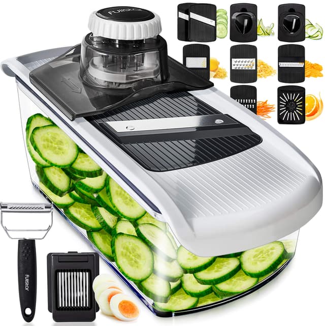 🥒 Mandoline Gemüsehobel 11-in-1 - Küchen Gadgets 🌟