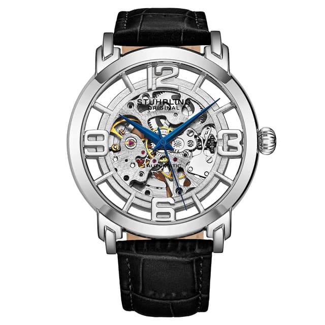 Angebot: Stuhrling Original Skelett-Automatikuhr - Mechanische Winchester 44 Elite-Herrenuhr ⌚️🔥