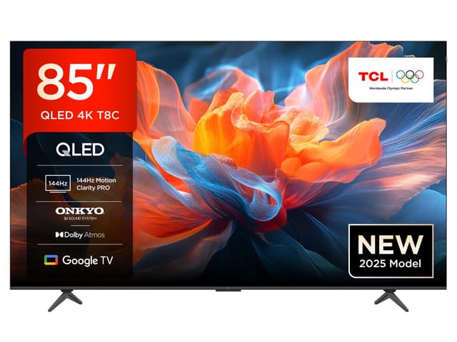 🌟 Angebot des Tages: TCL 85T8C 85“ QLED 4K HDR Ultra HD Fernseher 📺