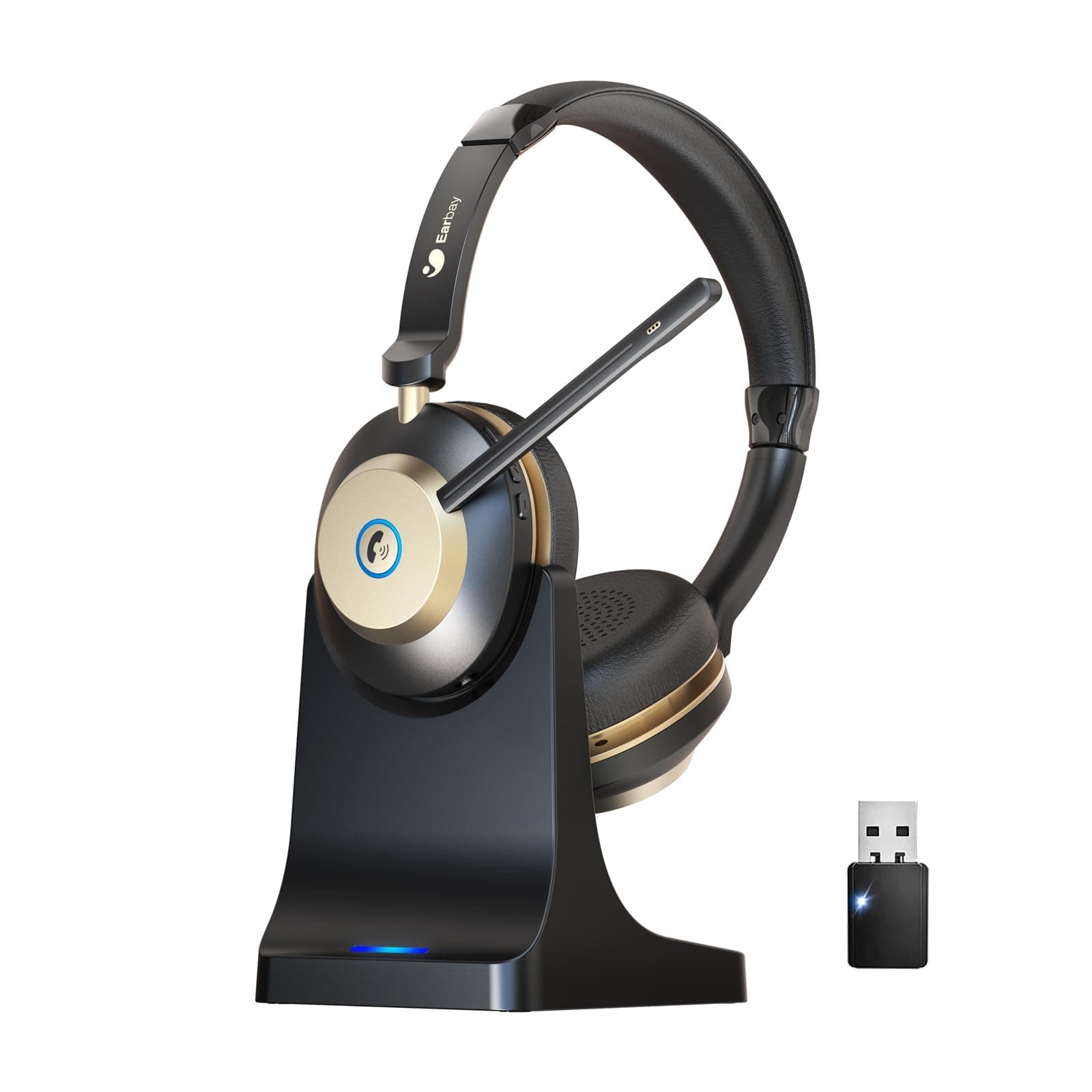 Earbay Kabelloses Headset mit AI Noise-Cancelling Technologie 🎧🔇