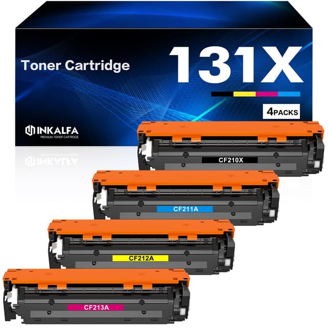 🖨️ Toner 131X 131A für HP Laserjet Pro 200 Color MFP M276nw - 4er Pack