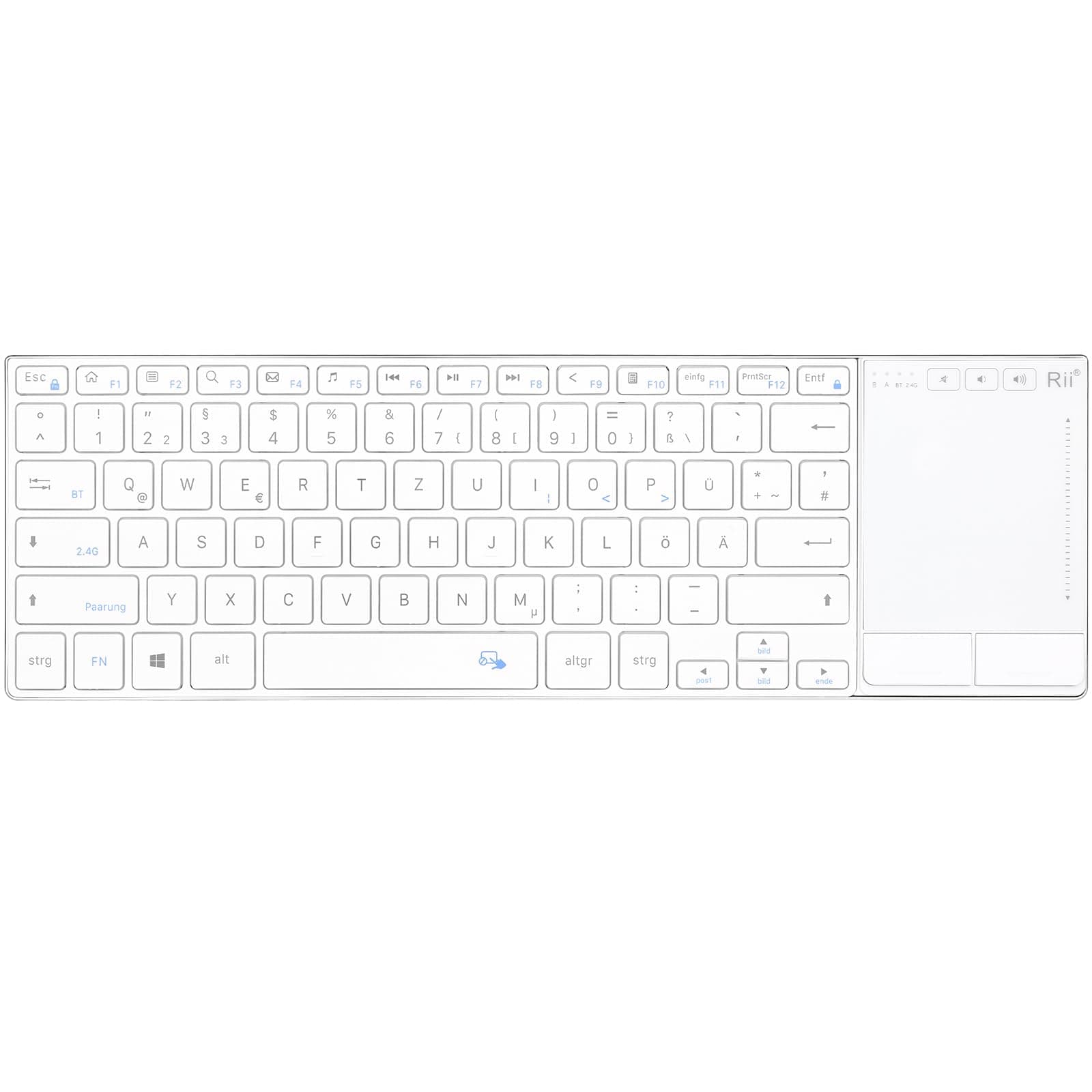 Rii Kabellose Tastatur mit Touchpad - Klein und Leistungsstark! ⌨️🌟