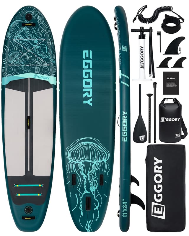 🌊 Aufblasbares Paddle-Brett, Extra Breites Stand-Up-Paddle-Brett 🏄