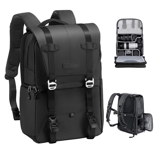 K&F Concept Kamerarucksack - Fotorucksack mit 15-15,6-Zoll-Laptopfach ✨👍🔒