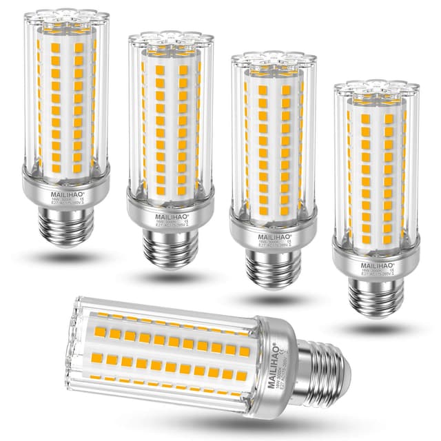 🌟🔆MAILIHAO E27 Maiskolben Led Lampe - 5er-Pack 16w E27 Warmweiß 3000k 🔆🌟