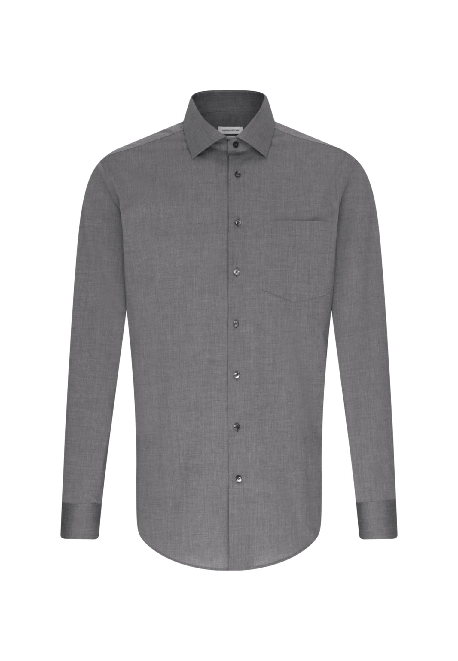 Seidensticker Herren Men Regular Longsleeve Cotton Business Shirt 41 Grau(003000) 🌟