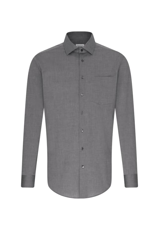 Seidensticker Herren Men Regular Longsleeve Cotton Business Shirt 41 Grau(003000) 🌟