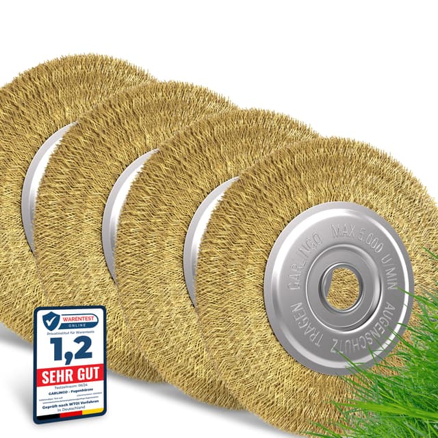 GARLINGO Fugenbürste 4er Set 🌱 Effektive Unkrautentfernung 🌿