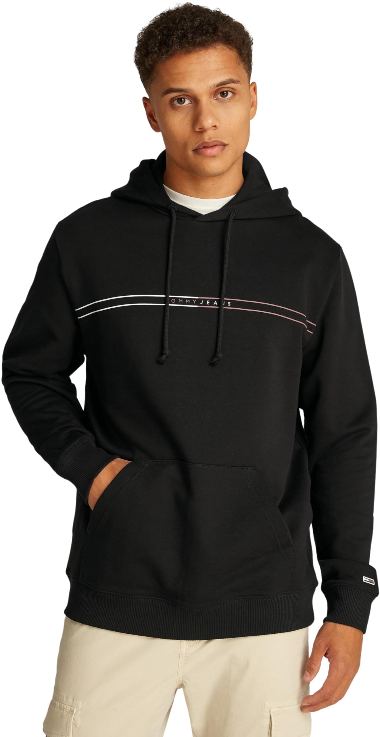 Tommy Jeans Herren Kapuzenpullover L Black (Black) Angebot 🎉