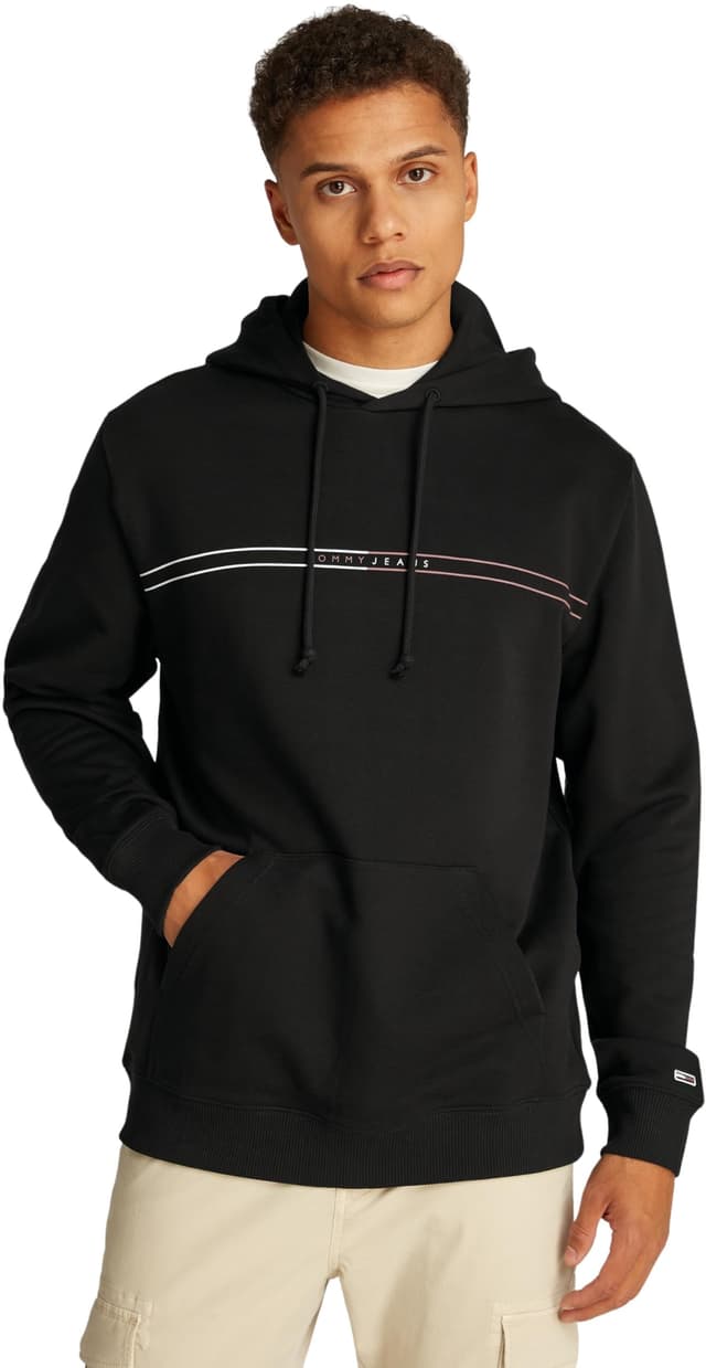 Tommy Jeans Herren Kapuzenpullover L Black (Black) Angebot 🎉
