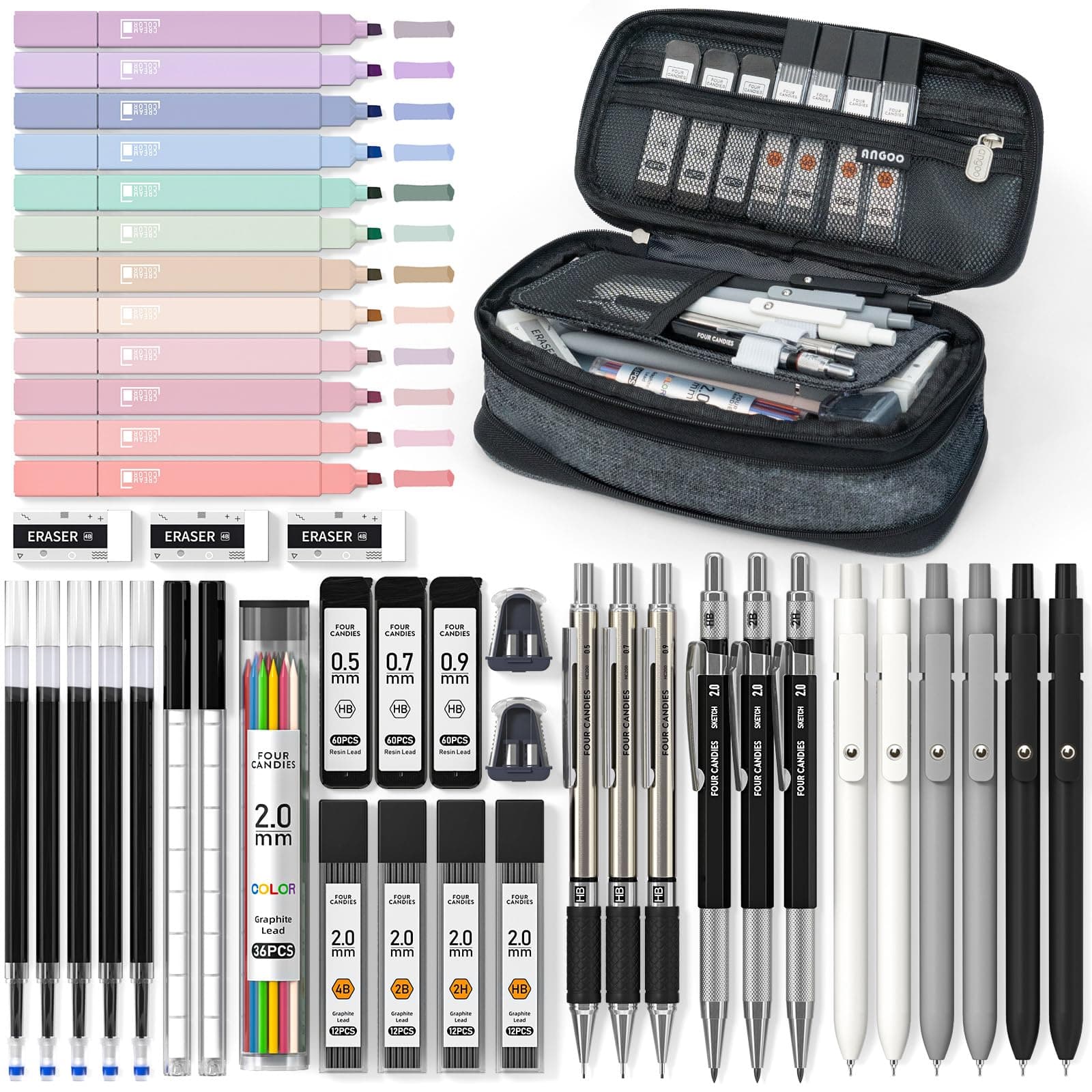Schulsachen und Büromaterialien Set für Teenager Mädchen 📚🎨✏️