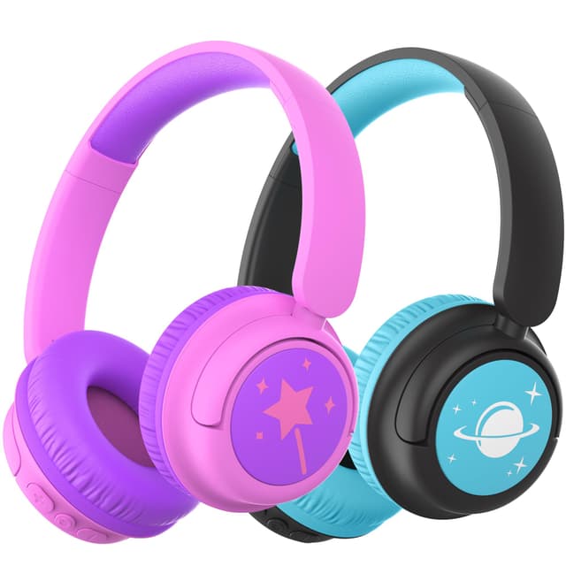 🎧 iClever Bluetooth Kopfhörer Kinder 2Pack: 60 Std Akku, Stereo-Sound, Typ-C, Bluetooth 5.4