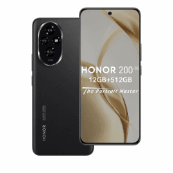 📱 HONOR 200 5G Smartphone 12GB 512GB, 120Hz 6.7' AMOLED, Snapdragon 7 Gen 3, 5200mAh Akku, Triple 50 MP Kamera, Android 14, Dual SIM, NFC, Schwarz