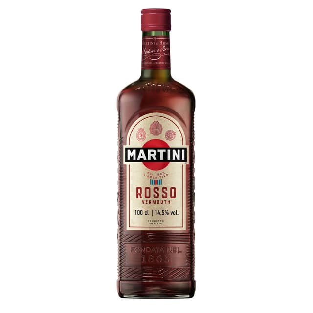🍷🌿 MARTINI Rosso roter Wermut Aperitif, 14,5% vol., 100cl / 1L 🍹🇮🇹
