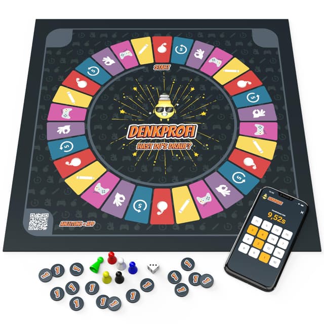 Denkprofi – Das Brettspiel mit App 🎲📱🎉