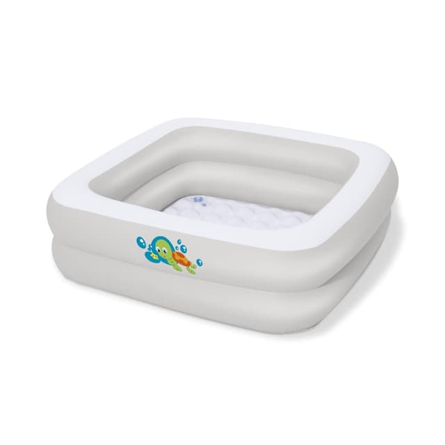 👶🚿 Bestway Up, In & Over Baby Duschbadewanne, Weiß, 86 x 25 cm Single 🛁