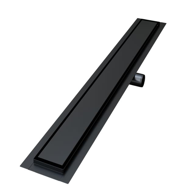 🚿 VILSTEIN Duschrinne Schwarz 70cm - Modernes und barrierefreies Duscherlebnis!