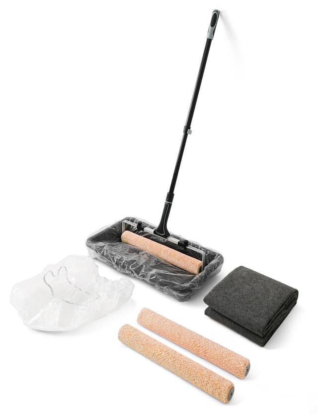 ROLLINGDOG 45,7cm Große Farbroller-Set - 10-teiliges Malerrollen-Set