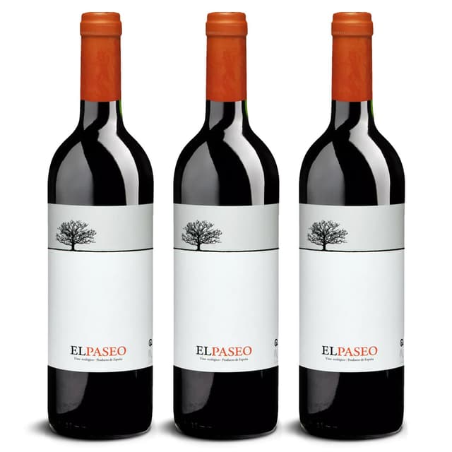 DELINAT – El Paseo 2022 – Spanischer Rotwein trocken – Bio-Wein aus Navarra, vegan (3 x 0,75l) 🍷🇪🇸