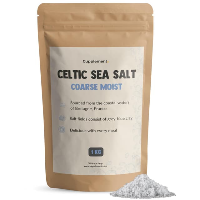 Angebot: Cupplement Keltisches Meersalz 1 KG Grobes Salz - Celtic Sea Salt
