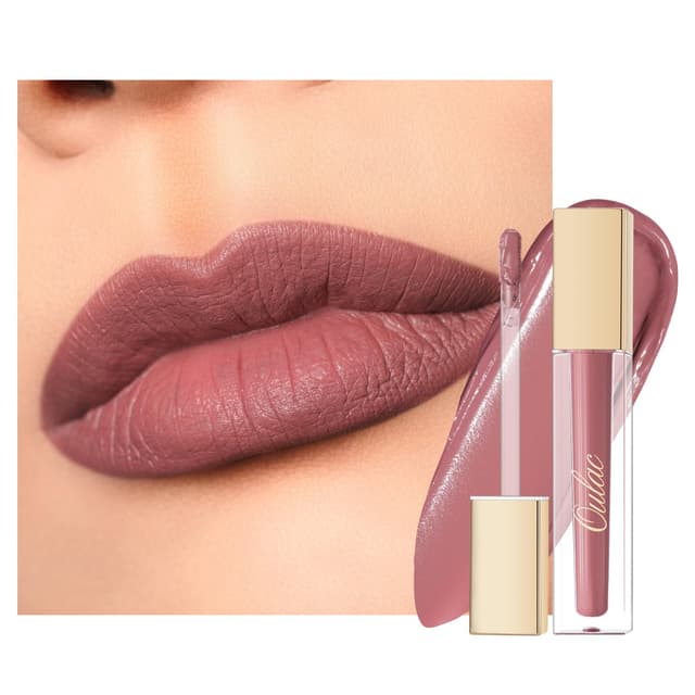 Oulac Flüssiger Matt Lippenstift, Rosa Lippenstifte, Langanhaltend mit Kussechter, Intensiver Farbabgabe, präzisem Applikator, Mattem Finish, Vegan Clean Beauty, 4,5 ml M26 Soft Kiss (M26) Soft Kiss 🌸