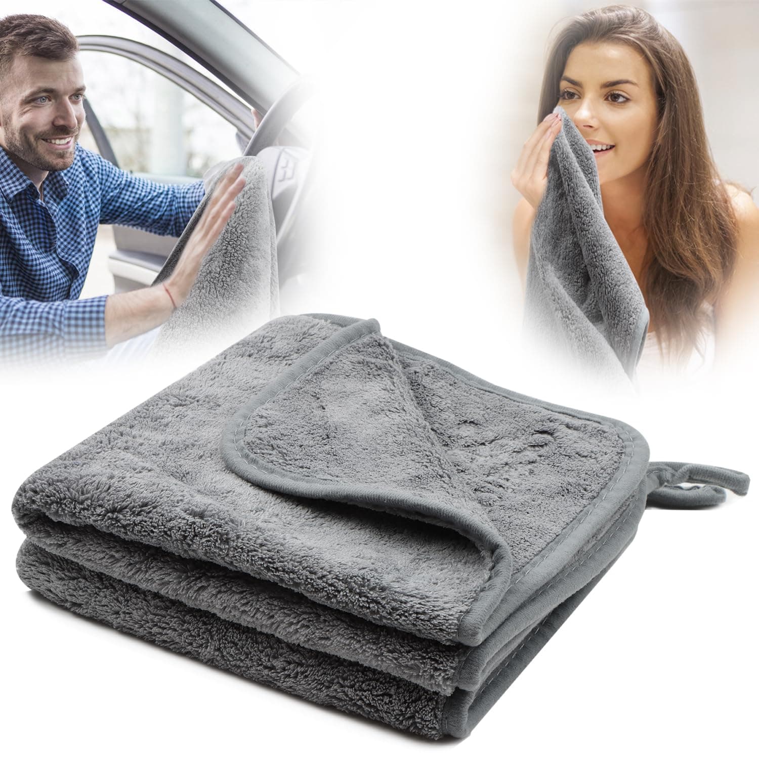 🚗🧼 Fosoloni 2 Stück Shiny Trockentuch - Angebot!