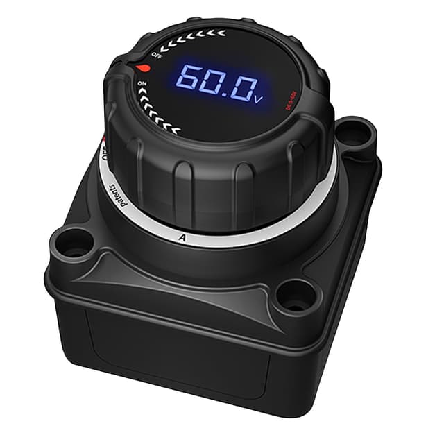 Upgrade Batterietrennschalter mit Voltmeter für Marineboote, Autos, Lastwagen und mehr ⚡️🚤🚗