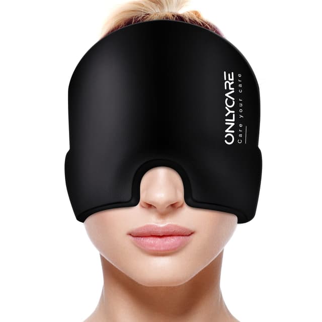 🌟 NURSORGE Migräne Maske: Upgraded Kühlmaske für Migräne & Kopfschmerzen 🌙